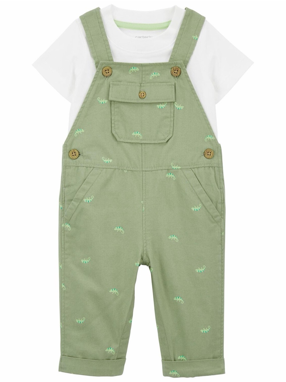 NWT Carter's Chameleon Tee and Coverall Set